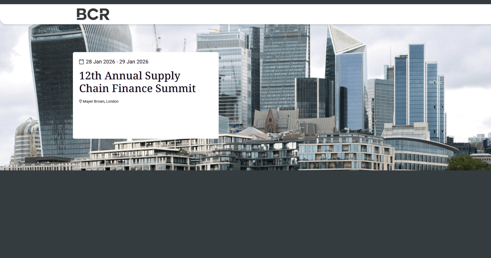 Codix at Supply Chain Finance Summit 2026