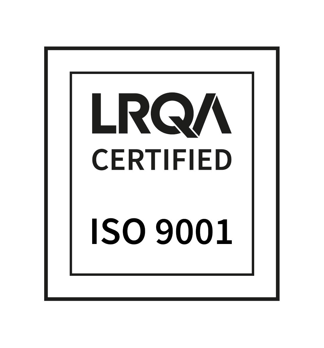 Certified Quality Management System ISO Stamp